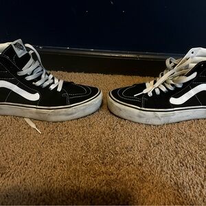 Vans Black and White Women's Sneakers